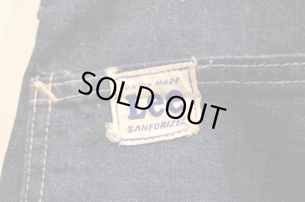 画像4: 50's Lee 11W ペインターPT "真紺” (4)