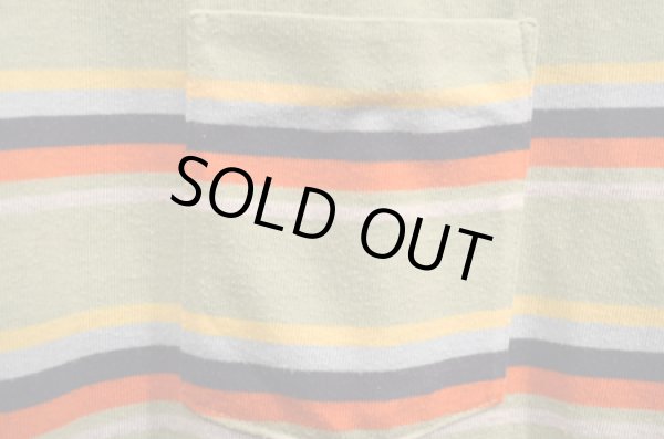 画像4: 70's J.C.PENNEY ポケット付きボーダーTEE (4)