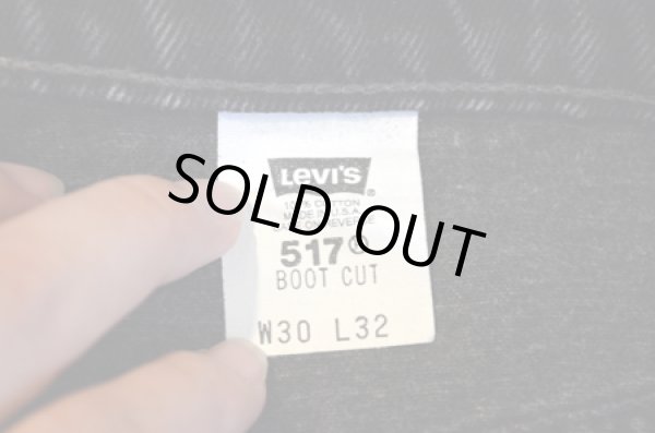 画像4: 90's Levi's 517 ブラックジーンズ (4)
