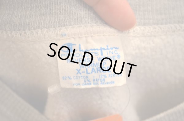 画像3: 70's 単色 チャンピオン リバースウィーブSWEAT (3)