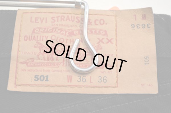 画像3: 90's Levi's501 BLK フラッシャー付きDEADSTOCK (3)