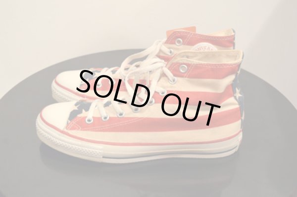 画像5: 90's コンバース オールスターHi "星条旗柄” MINTコンディション (5)