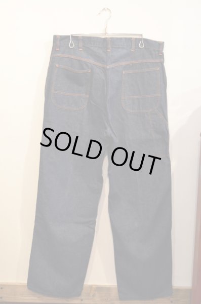 画像2: 50's unknown ペインターパンツ 真紺 (2)