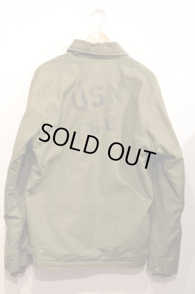 画像2: US.ARMY A-2 DECK JKT バックステンシル "ワッペン” (2)