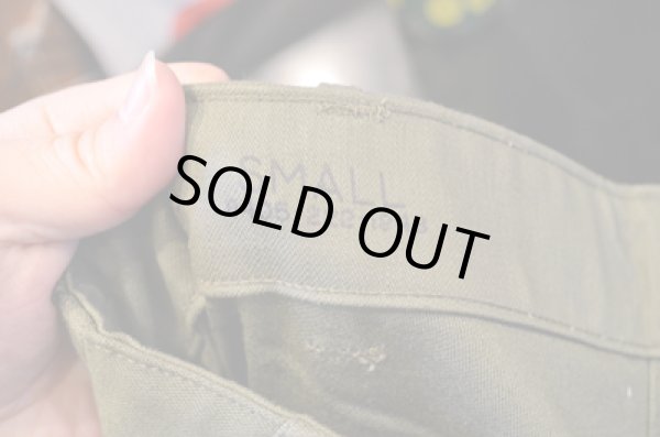 画像3: 50's US ARMY COTTONサテン ベイカーパンツ "DEADSTOCK” (3)