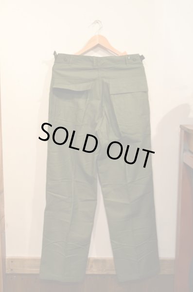 画像2: 60's US ARMY COTTONサテン ベイカーパンツ "DEADSTOCK” (2)