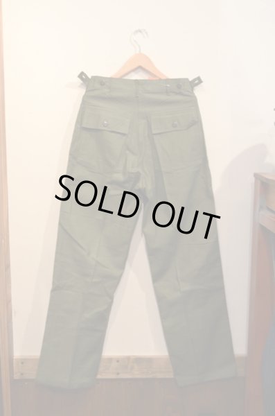画像2: 50's US ARMY COTTONサテン ベイカーパンツ "DEADSTOCK” (2)
