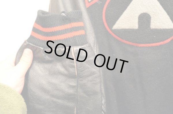 画像4: 90's AIRWALK レザー切り替えスタジャン (4)