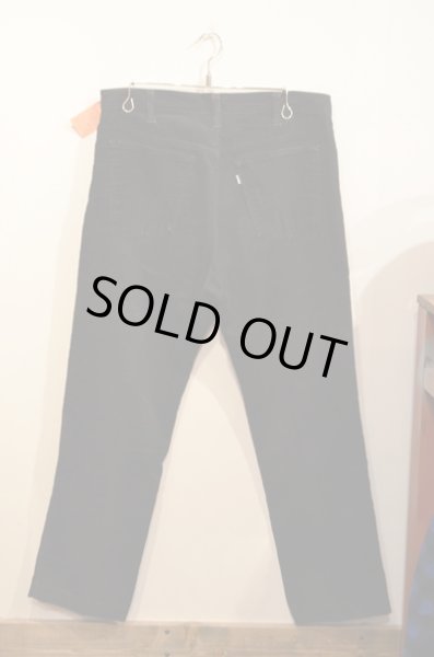 画像2: 80's Levi's519コーデュロイPT BLK "TALON42” (2)