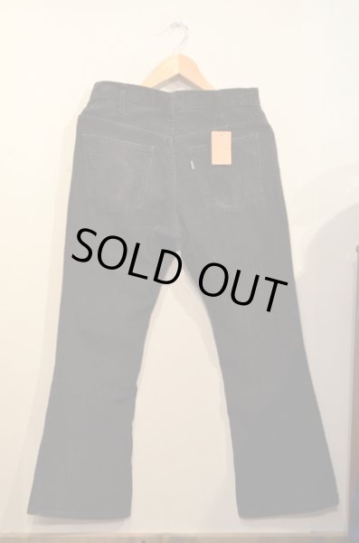 画像2: 70's Levi's646 コーデュロイPT BLK "初期” (2)