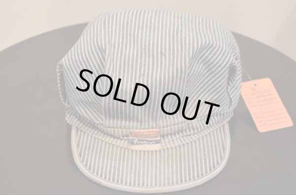 画像2: 60's BIGMAC ヒッコリーワークCAP (2)