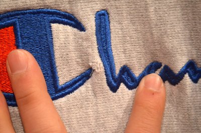 画像1: 80's Champion リバースウィーブSWEAT "フロント刺繍”