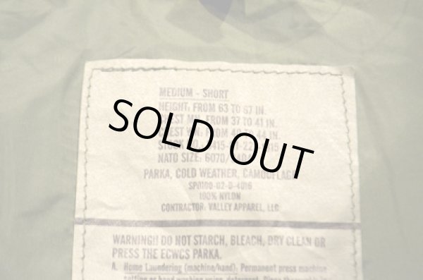画像3: 02' US ARMY 1st generation GORE-TEX PARKA SHORT丈 "DEADSTOCK” (3)