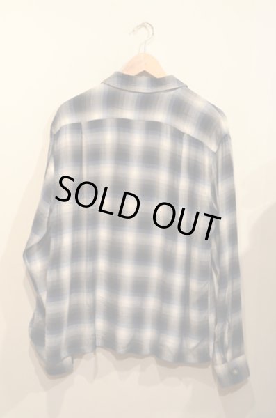 画像2: 60〜's Gimbels Own Parkleigh オンブレーレーヨンSH "好配色” (2)