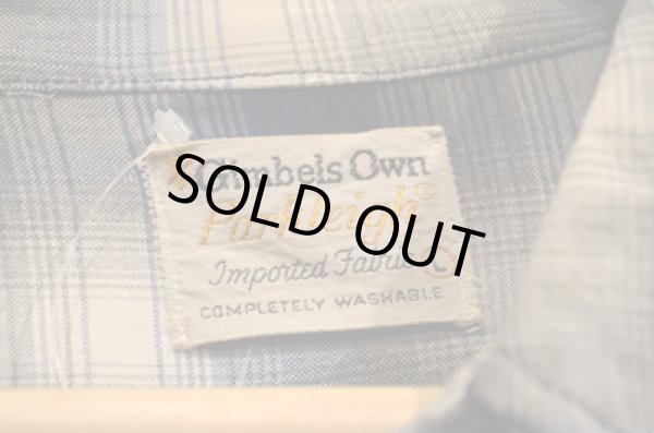 画像3: 60〜's Gimbels Own Parkleigh オンブレーレーヨンSH "好配色” (3)