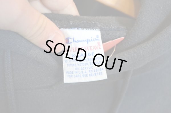 画像3: 90's Champion リバースウィーブPARKA "BLK” (3)