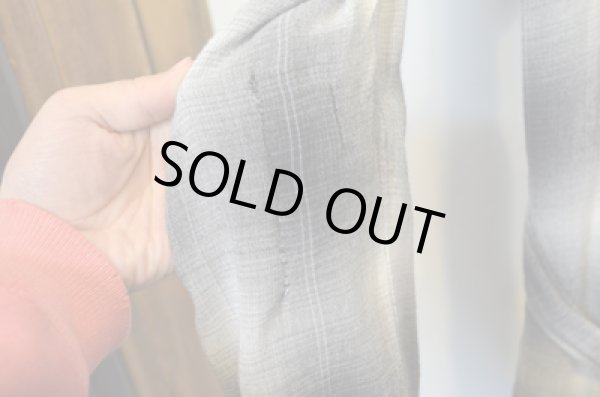 画像3: 60's VINTAGE オンブレーレーヨンガウン "BLKベース” (3)