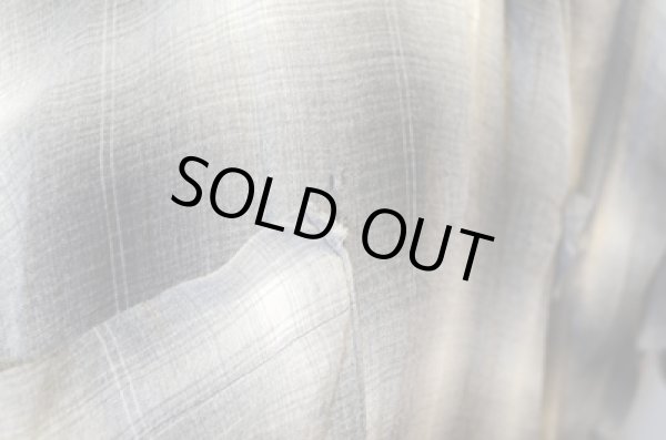 画像4: 60's VINTAGE オンブレーレーヨンガウン "BLKベース” (4)