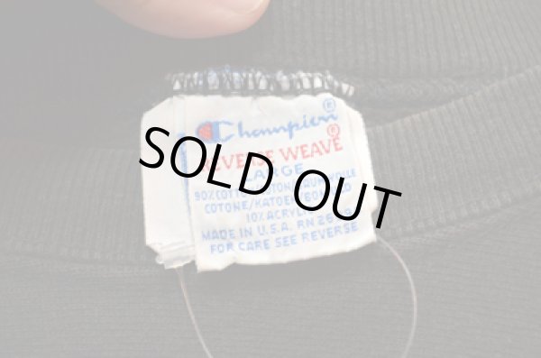 画像3: 90's Champion リバースウィーブSWEAT "BLK” (3)