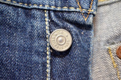 画像1: 47〜's Levi's 501xx片面 "レザーパッチ” MINTコンディション