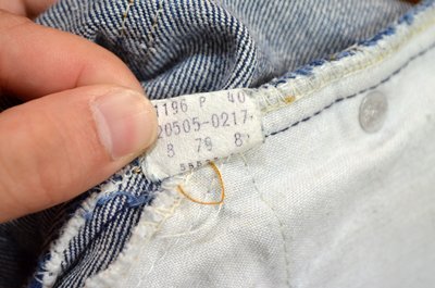 画像2: 70's Levi's505 TOP刻印8 真紺