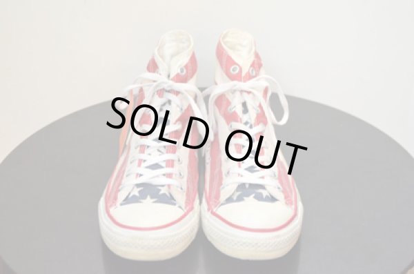 画像2: 90's コンバースALLSTAR Hi-cut "星条旗” (2)