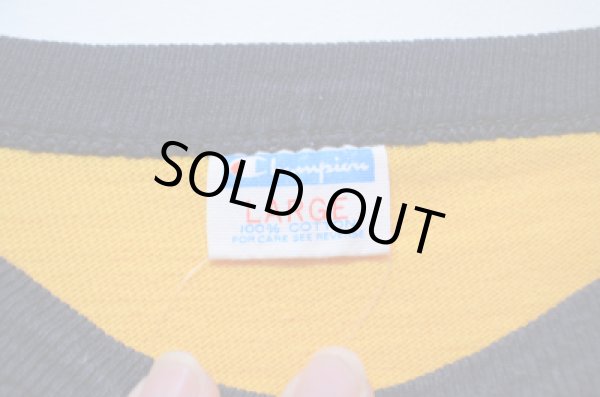 画像3: 70's チャンピオン WIN フットボールTEE "無地” (3)