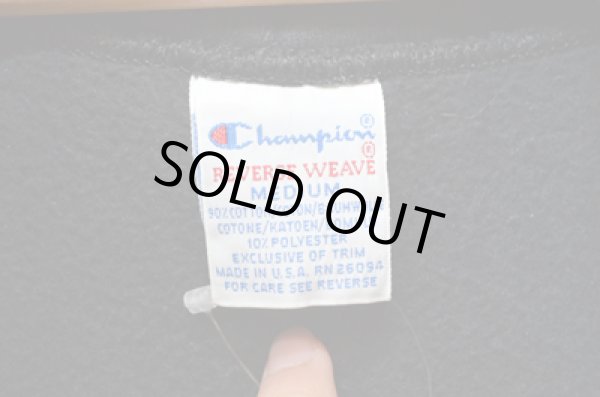 画像3: 90's チャンピオンリバースウィーブFULL ZIP PARKA BLK "sizeM” (3)