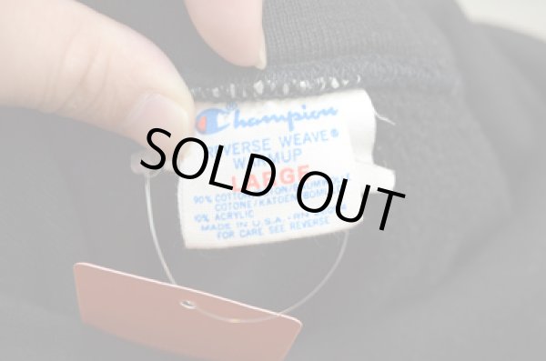 画像3: 80's チャンピオンリバースウィーブPARKA "BLK” (3)