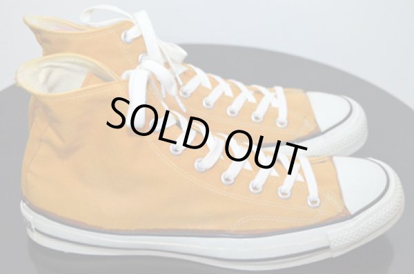 画像4: 80's コンバースオールスターHi-cut サイドステッチ カラシ "NEAR DEADSTOCK” (4)