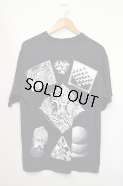 画像2: 90's M.C.エッシャー マルチプリントTEE (2)