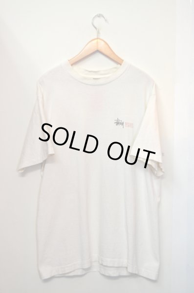激レア 幻 80' サテンタグOLD Stussy フォトプリント Tシャツ L 激レア 幻 80' サテンタグOLD Stussy フォトプリント Tシャツ L