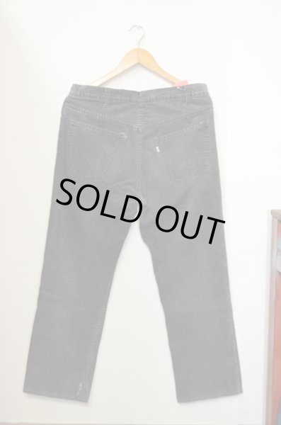 画像2: 80's Levi's519 コーデュロイPANTS BLK "TALON42” (2)