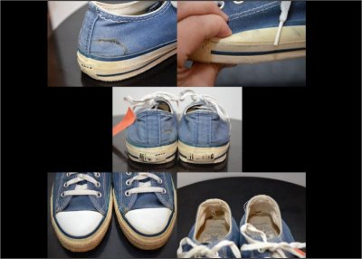 画像3: 90's コンバースALLSTAR Low-cut NAVY