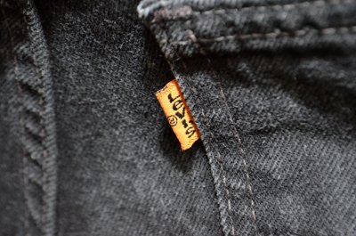 画像1: 80〜90's Levi's 517 ブラックジーンズ