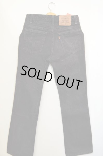 画像2: 80〜90's Levi's 517 ブラックジーンズ (2)