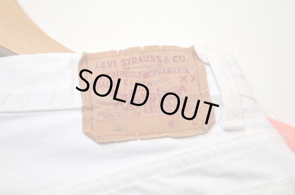 画像3: 90's Levi's 501 ホワイトデニム (3)