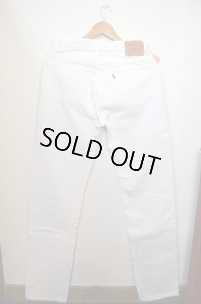 画像2: 90's Levi's 501 ホワイトデニム (2)