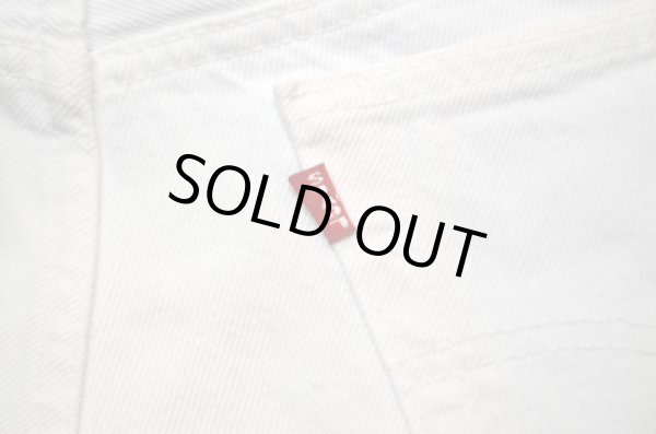 画像4: 90's Levi's 501 ホワイトデニム (4)