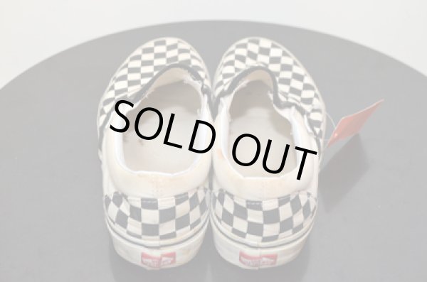 画像4: VANS チェッカーフラッグ スリッポン (4)