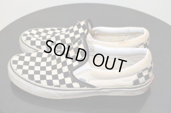 画像3: VANS チェッカーフラッグ スリッポン (3)