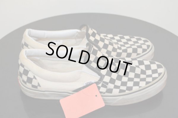 画像5: VANS チェッカーフラッグ スリッポン (5)
