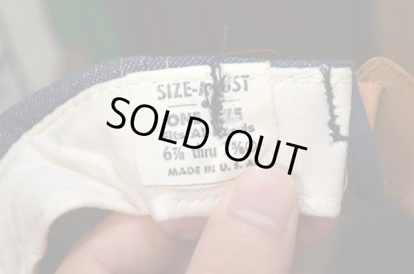 画像4: 70〜's Wrangler デニムキャスケット DEADSTOCK (4)