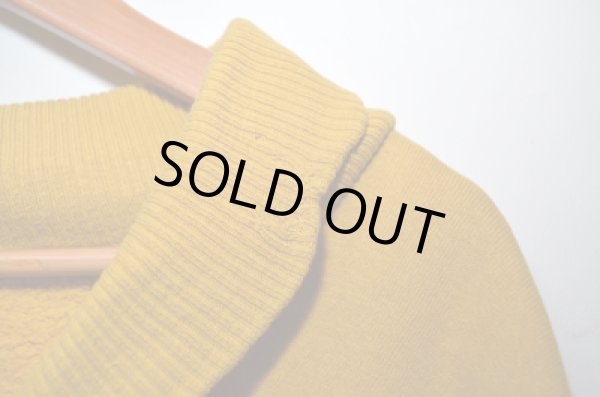 画像4: 50's ショールカラーSWEAT "ハリヌキリブ” (4)