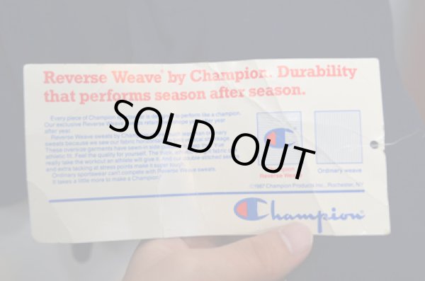 画像4: 80's チャンピオンリバースウィーブSWEAT sizeM "DEADSTOCK” (4)