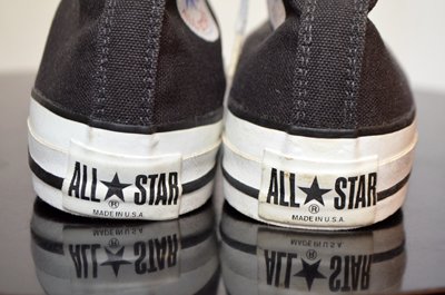 画像2: 90's コンバースALLSTAR Hi-CUT BLK "DEADSTOCK”