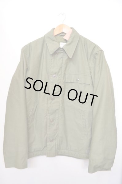 画像2: 85's US NAVY A-2 DECK JKT ステンシル "ONE WASH” (2)