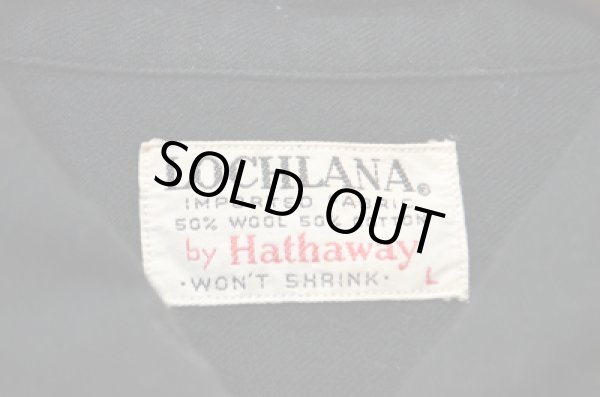 画像3: 60's Hathawayウールシャツ“BLACK” (3)