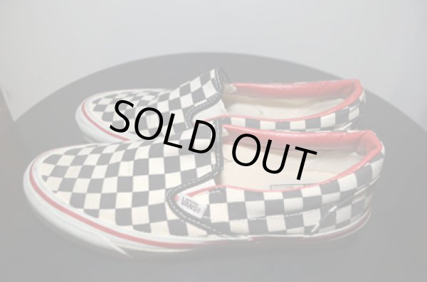 画像3: 90's VANS チェッカーフラッグ スリッポン "箱付き” (3)