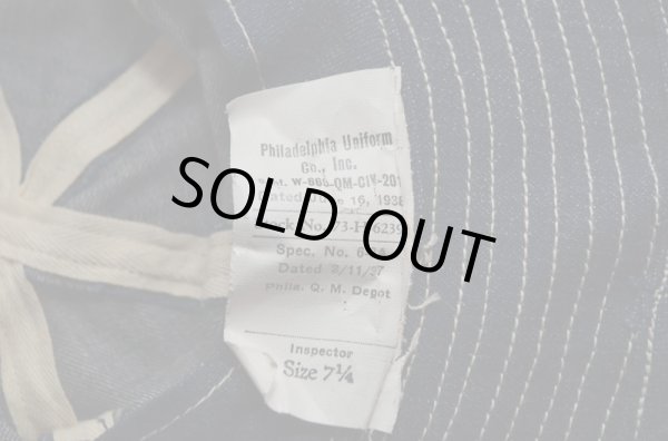 画像4: 38's US ARMY DENIM HAT "DEADSTOCK” (4)